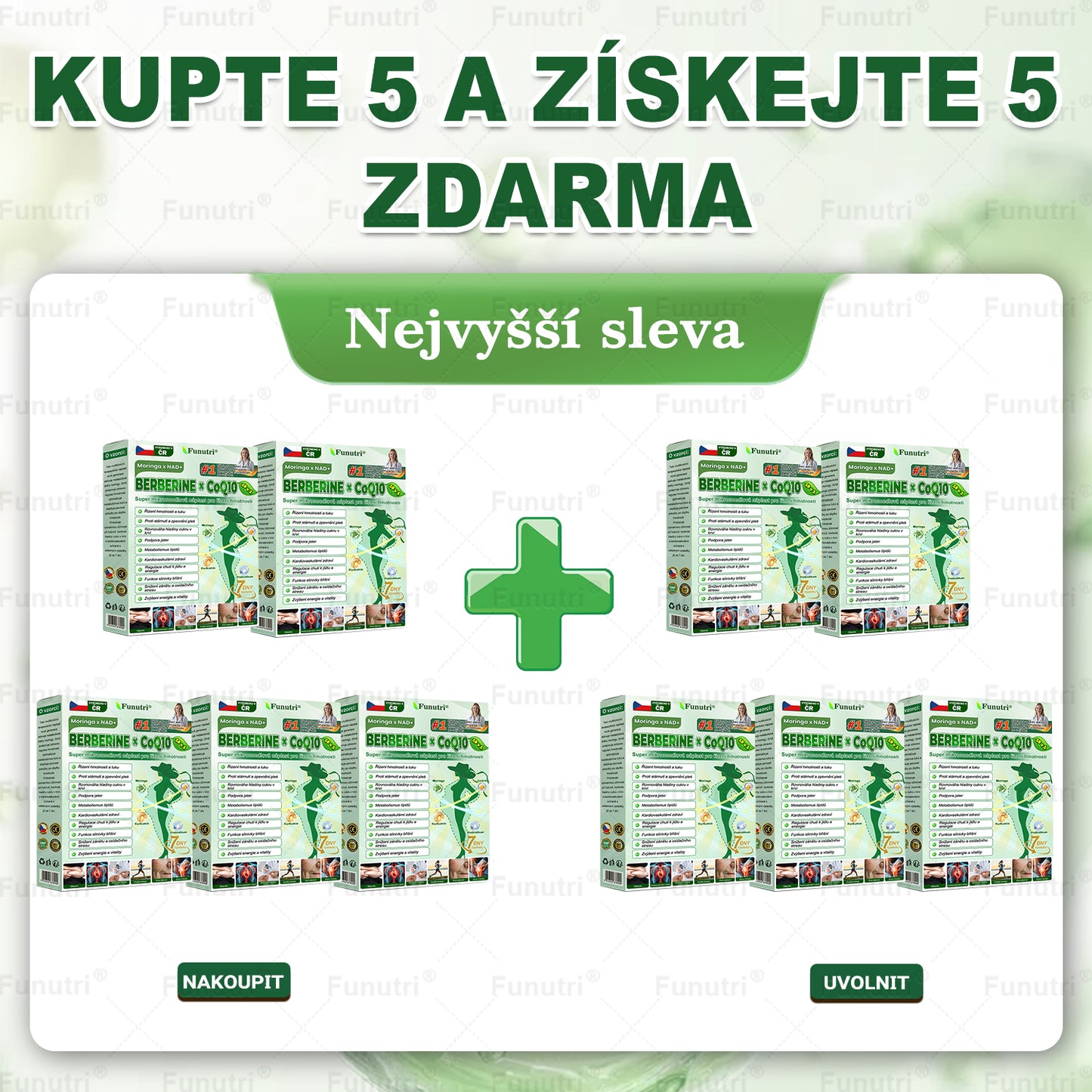 Funutri®🎁 Na skladě už jen 5 balení! Nabízíme dodatečnou slevu 50 %! Dostaňte se do formy a zlepšete své zdraví. Pokud tuto příležitost propásnete, další šance bude až příští rok.