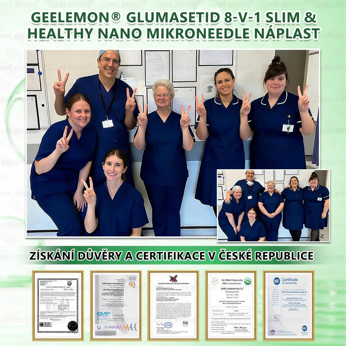 𝐆𝐞𝑒𝑙𝑒𝐦𝐨𝐧® 👩‍⚕️ Glum𝐚𝐬𝐞tide 8 v 1 – Zeštíhlující nano mikrojihlový náplas(Pouze jednou denně, viditelné změny již za 7 dní)  Určeno pro osoby s obezitou, diabetem, spánkovou apnoe