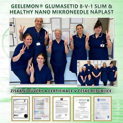 𝐆𝐞𝑒𝑙𝑒𝐦𝐨𝐧® 👩‍⚕️ Glum𝐚𝐬𝐞tide 8 v 1 – Zeštíhlující nano mikrojihlový náplas(Pouze jednou denně, viditelné změny již za 7 dní)  Určeno pro osoby s obezitou, diabetem, spánkovou apnoe